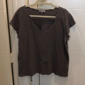 LNA dark gray tee